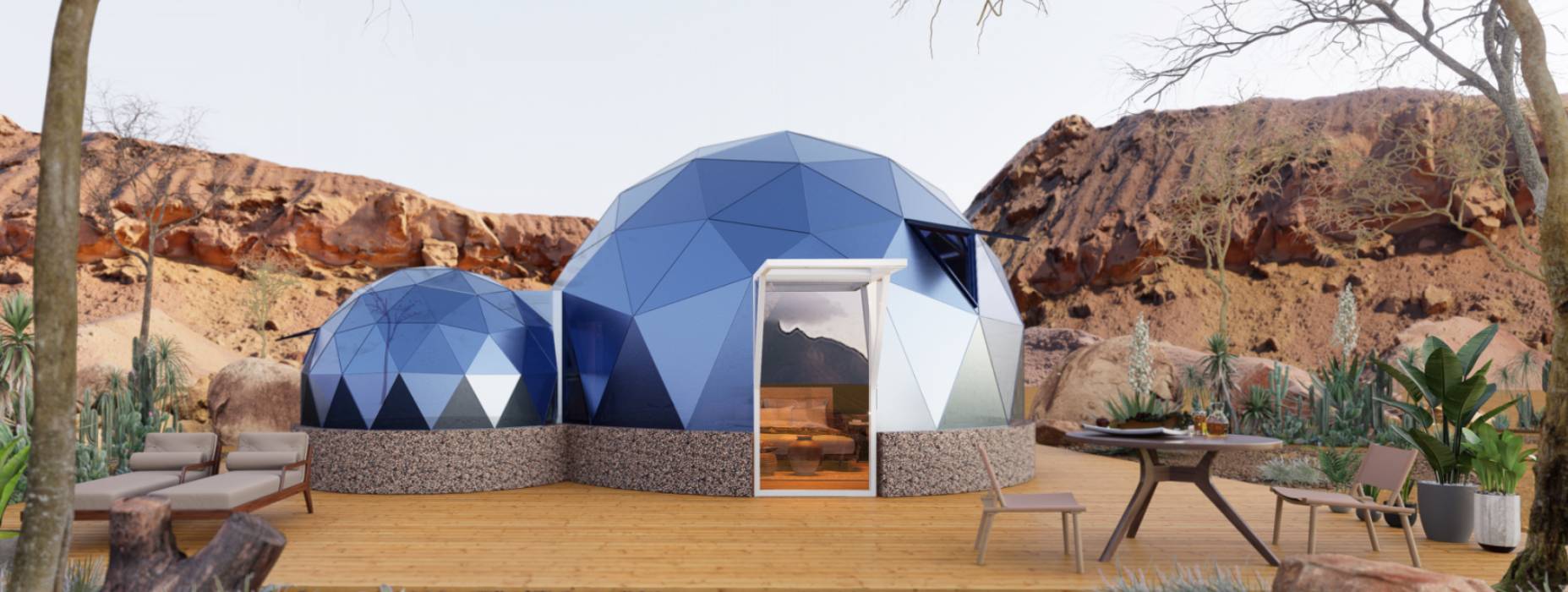 新绛县球形智能光伏玻璃星空房